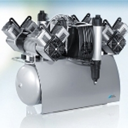 Quattro Tandem Dental Suction System from DURR Dental