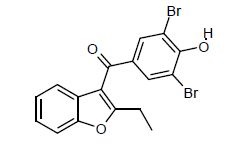 (3,5-dibromo-4-hydroxyphenyl)-2-ethyl-1-benzofuran-3-yl)methanon