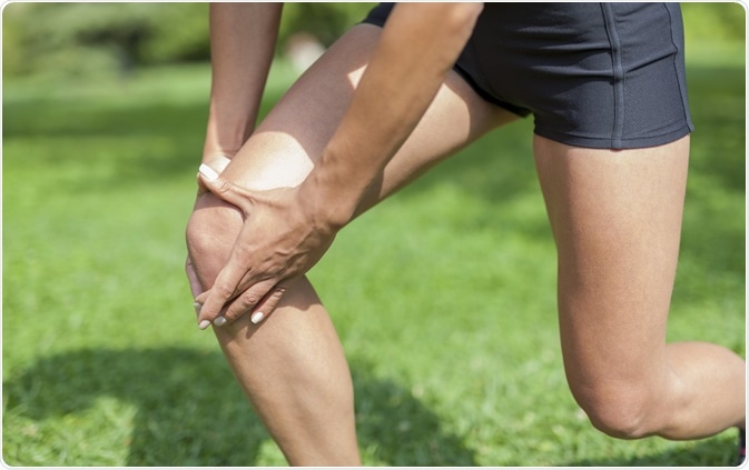 Person with arthritis stretching before exercise - a photo taken by Morrowind