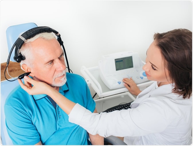 Hearing tests or audiometry. Image Credit: Erica Smit / Shutterstock