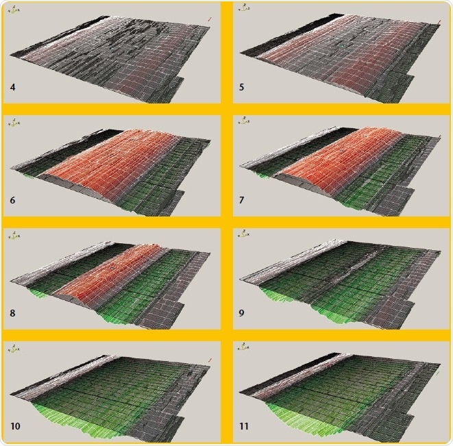 Vibration characteristics of the low-frequency ultrasonic sensor..