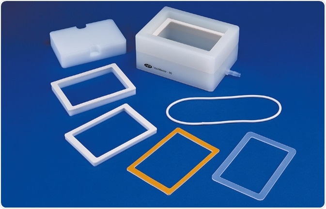 Biotage® VacMaster™-96 spacer options for extraction and collection plates to allow Luer tip position optimization.