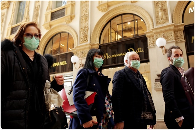MILANO, ITALY- FEBRUARY 22, 2020: Coronavirus in Italy. Image Credit: Shutterstock