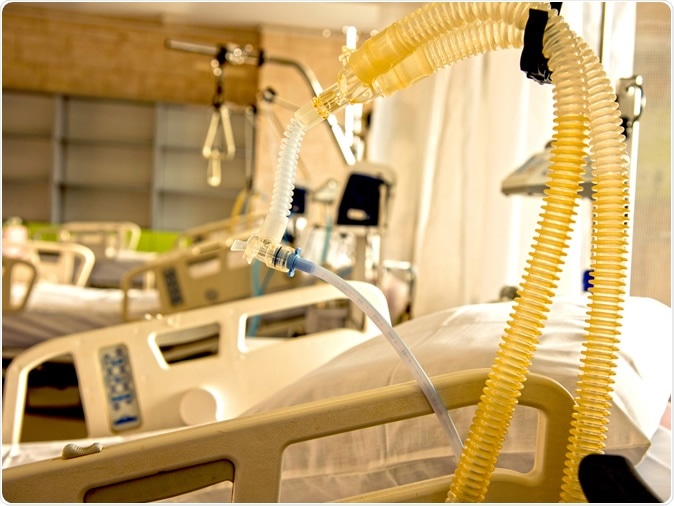 Ventilator equipment for artificial respiration. Image Credit: Andrij Vatsyk / Shutterstock