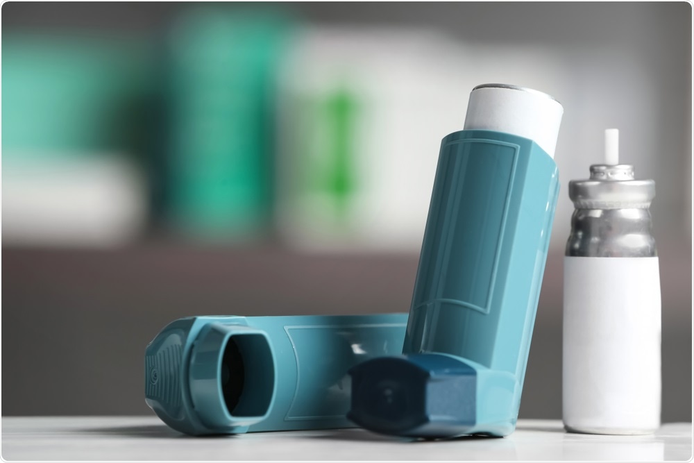 Asthma inhaler. Image Credit: New Africa / Shutterstock