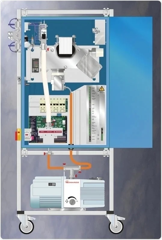 The Prima PRO Process Mass Spectrometer with the multipoint variable pressure inlet attached.