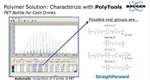 Polymer analysis using MALDI TOF
