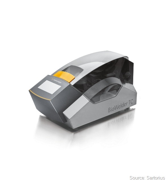 BioWelder Total Containment; The BioWelder TC; Fully automated device for large and liquid filled tubing welding