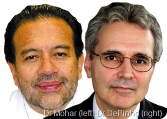 Ronald DePinho and Alejandro Mohar BIG IMAGE