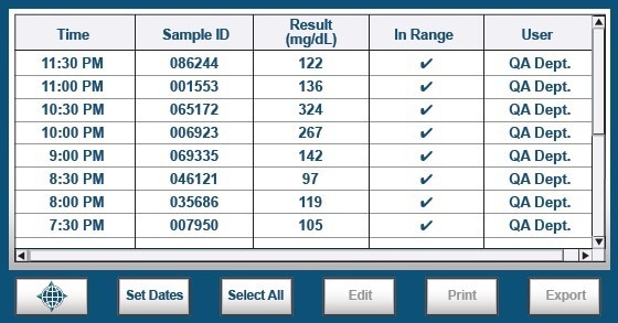 Nova Prime whole blood glucose analyzer
