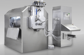 Containment for film coaters and dry granulators