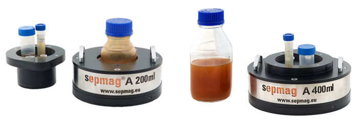 Small volumes separation with Sepmag® A