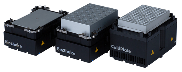 Ultimate thermal and shaking control with the COLDPLATE and BIOSHAKE