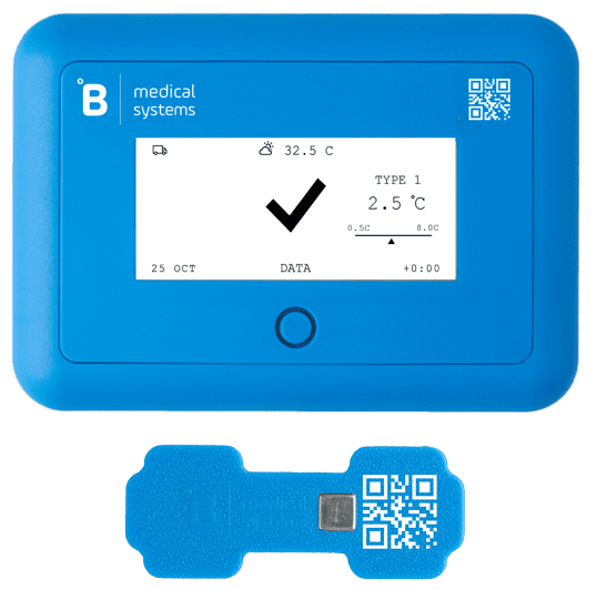 Temperature-controlled blood transport boxes for safe medical use