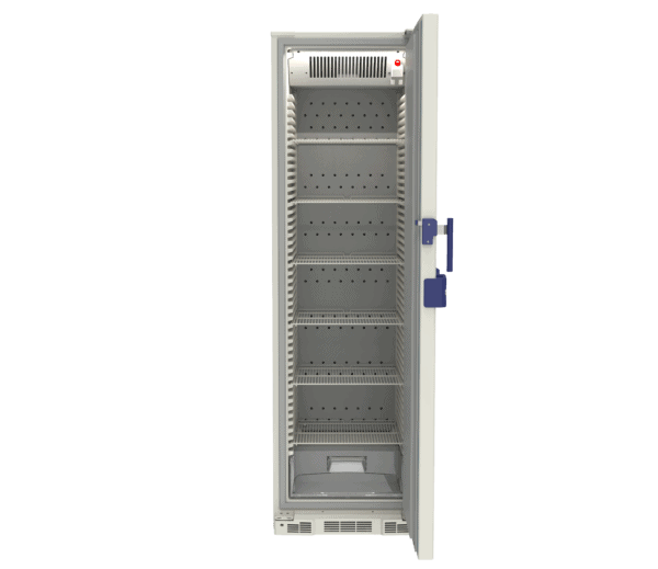 A 329 L refrigerator with stable cooling and remote monitoring
