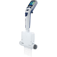Electronic E4 XLS: Adjustable spacer multichannel pipette