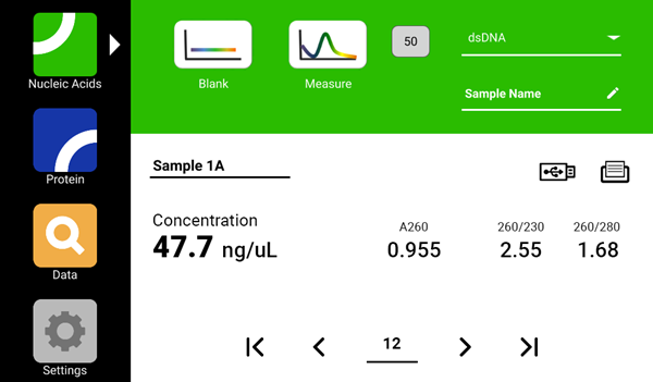 The Helium 1 µL Spectrophotometer for research and teaching applications